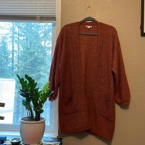 Oversized knit blanket sweater from American Eagle size “small”